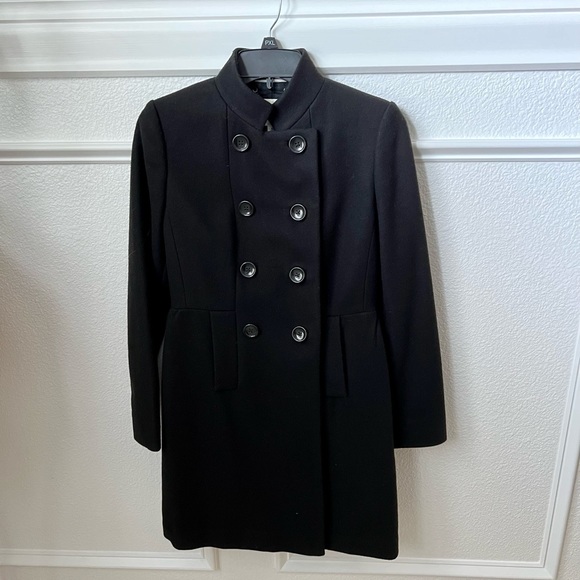 Women’s banana republic wool pea/dress coat xs - Picture 4 of 14